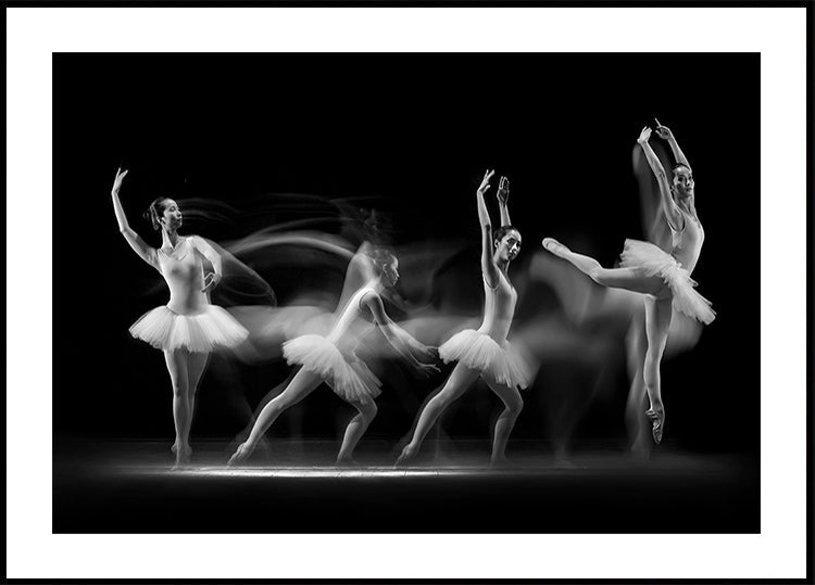Ola de arte de bailarina