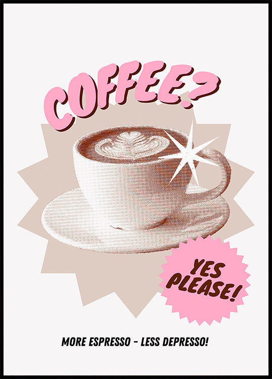 Taza de alegría Póster