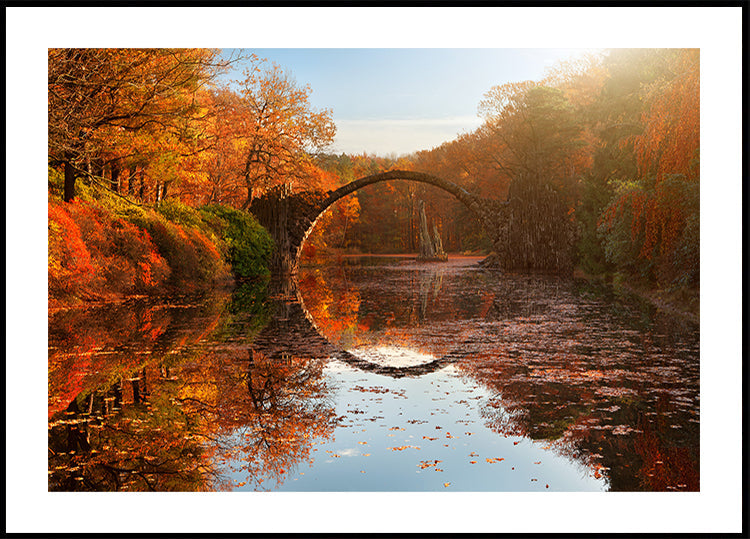 Póster Otoño lago