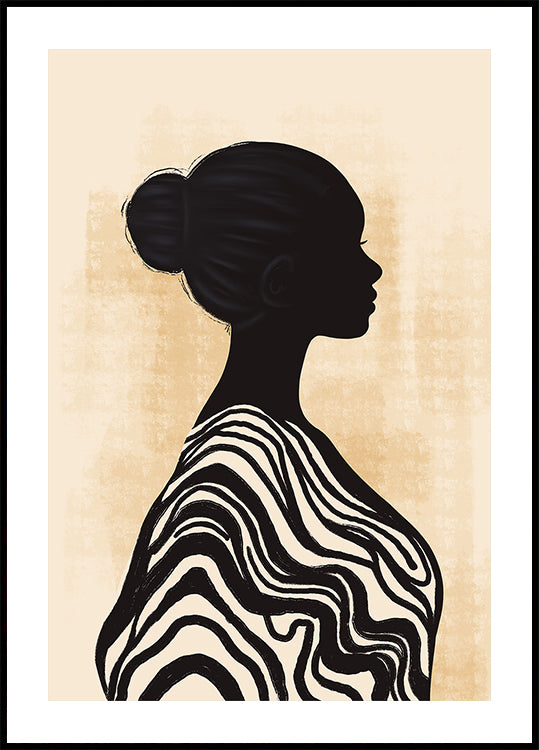 Póster Silueta elegante
