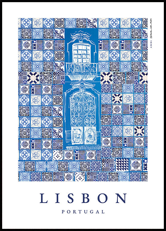 Patrones de Lisboa, Portugal Póster