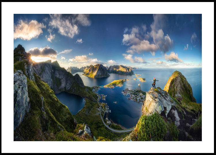 Vistas de Reinebringen Póster