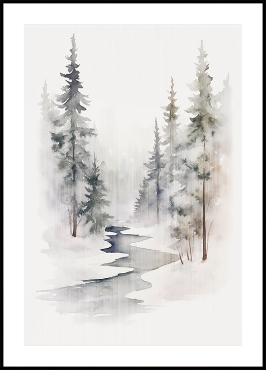 Winterly Silence Plakat