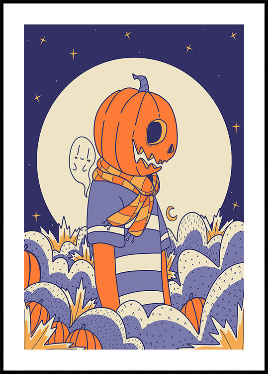Calabaza y fantasma Póster