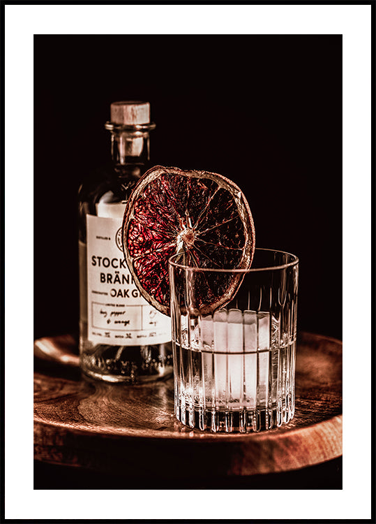 El sorbo de ginebra Póster