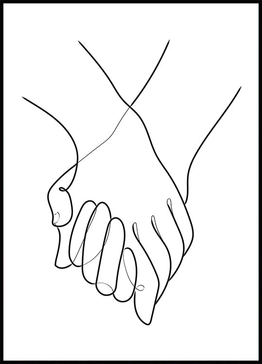Líneas de la mano Póster