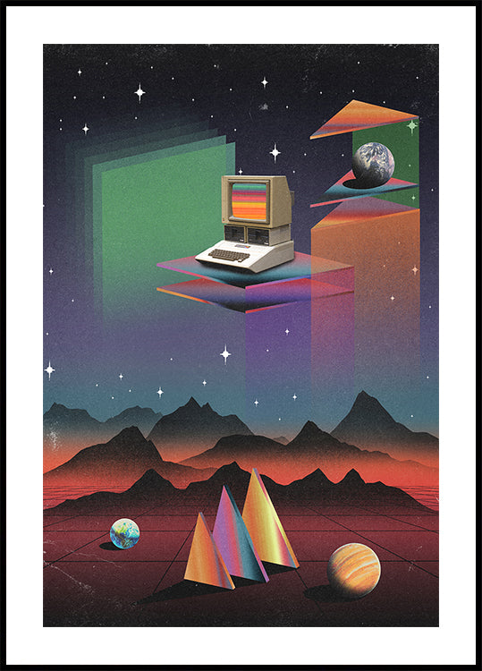 Computadora CRT de los 80