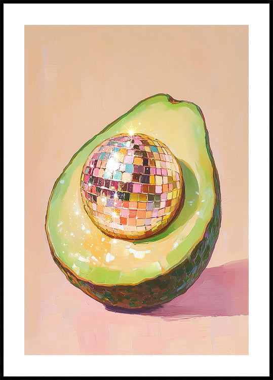 Delicia de aguacate disco Póster