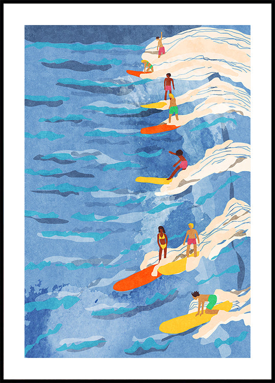 Póster Surf frío