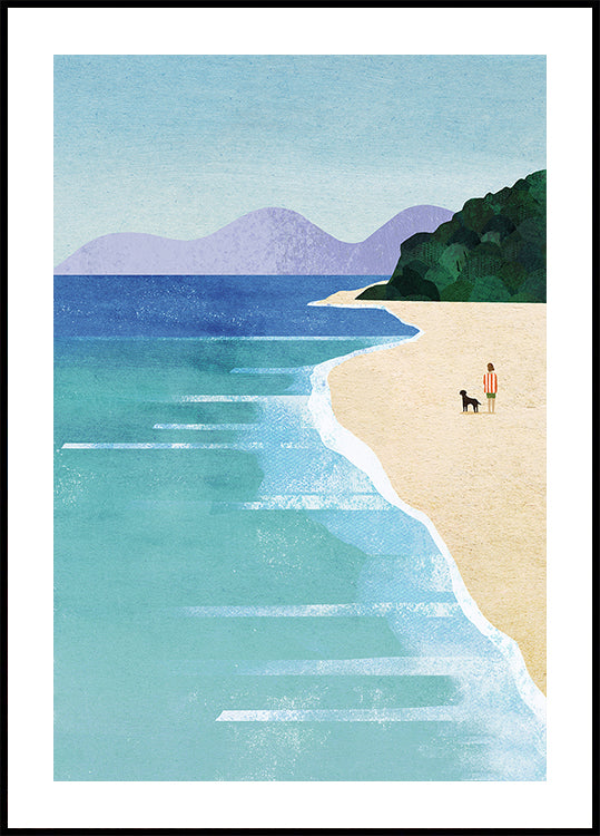 Chica de playa iii Póster