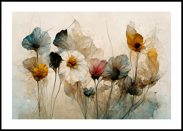 Flores susurrantes Póster