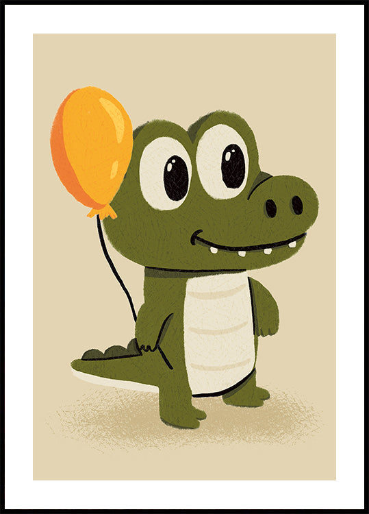 Lindo cocodrilo Póster
