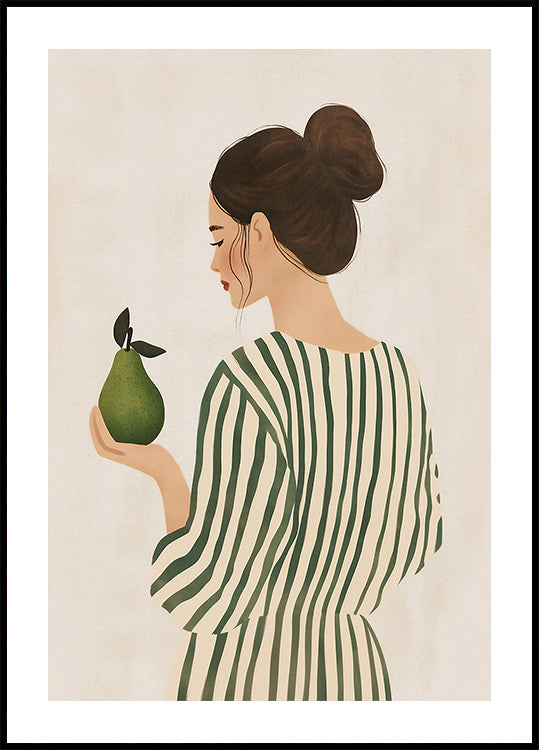 La mujer y la pera