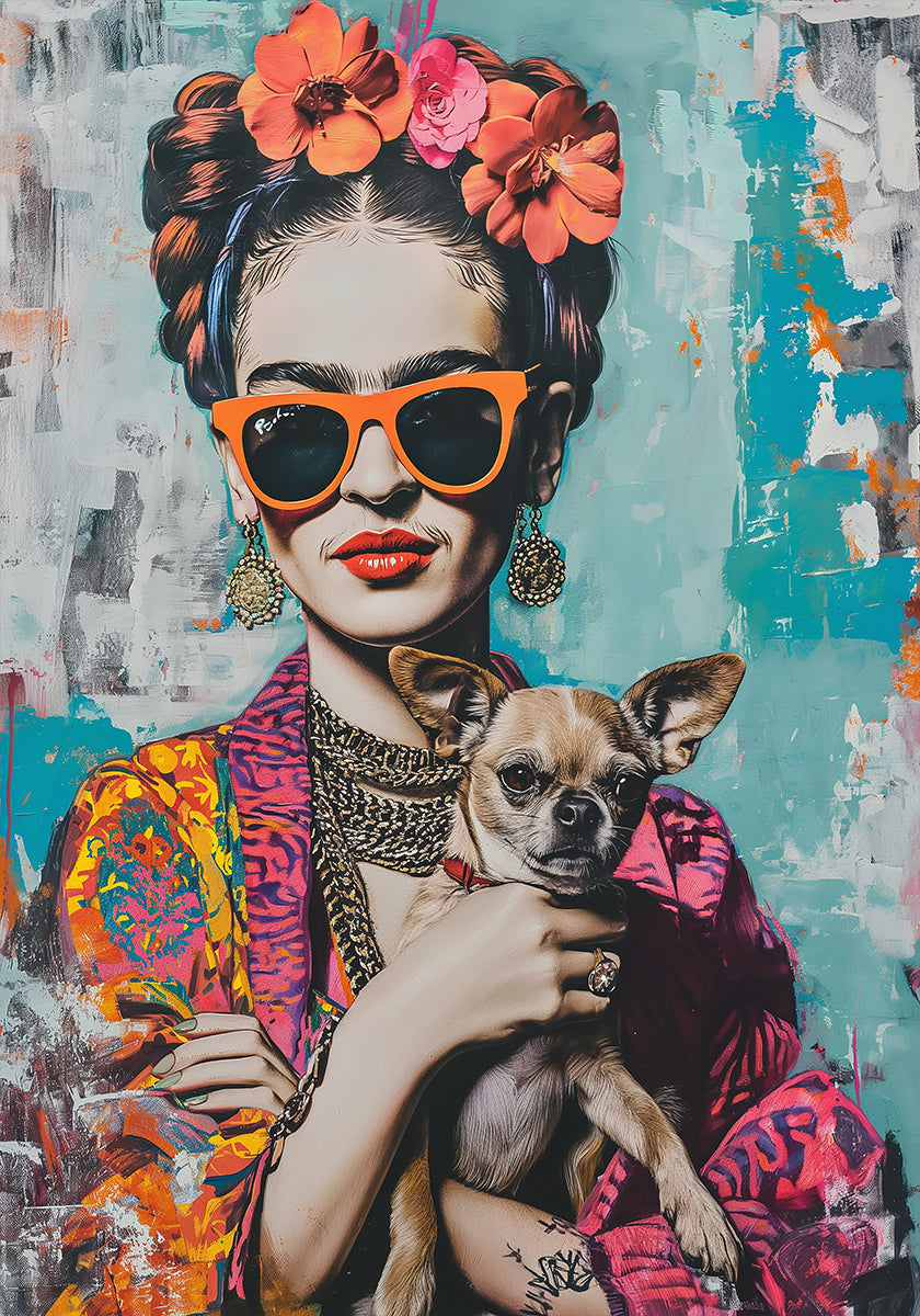 Frida Chihuahua Póster