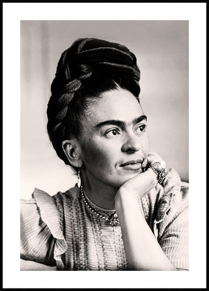 Póster del retrato nº 3 de Frida Kahlo 