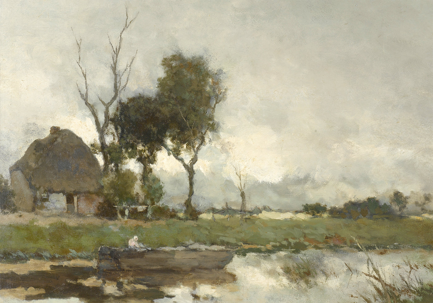 Herfstlandschap By Jan Hendrik Weissenbruch Plakat - Posterbox.dk