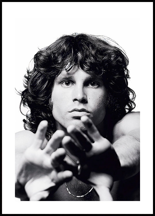 Póster con retrato de Jim Morrison 