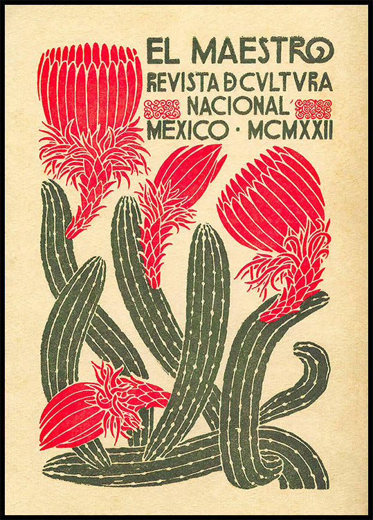 Cartel de la exposición mexicana 