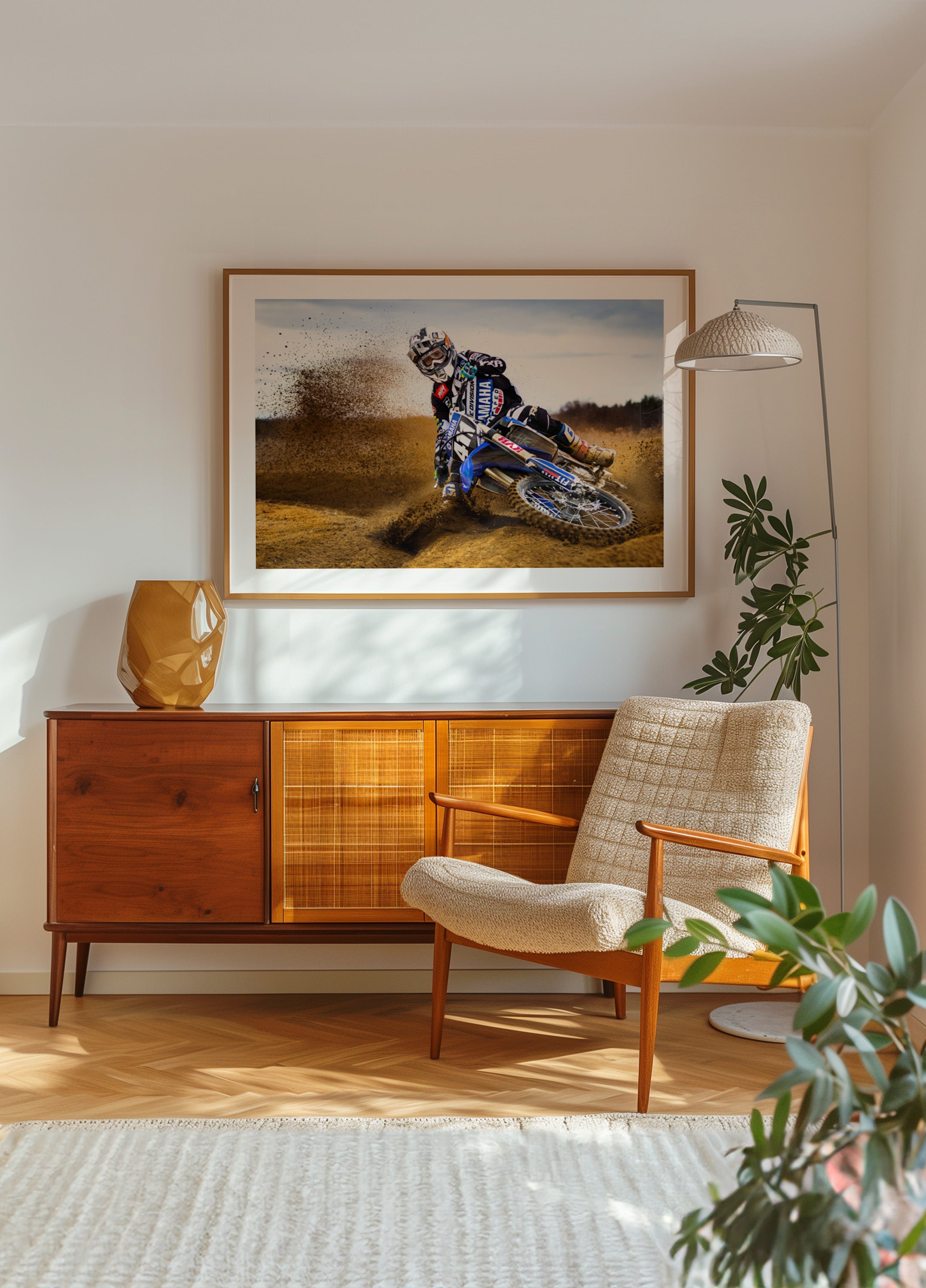 Emoción de la suciedad del motocross