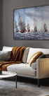 Naval Battle By Jacob Hagg Plakat - Posterbox.dk