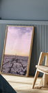 Paris During Sunset Plakat - Posterbox.dk
