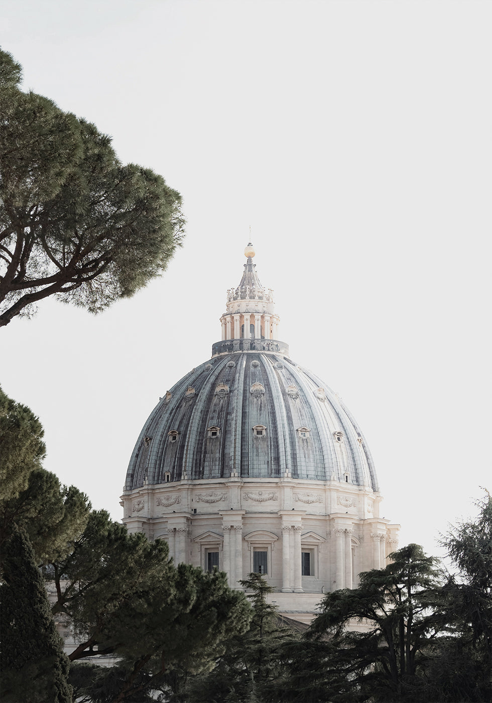 Póster de la cúpula de la Basílica de San Pedro