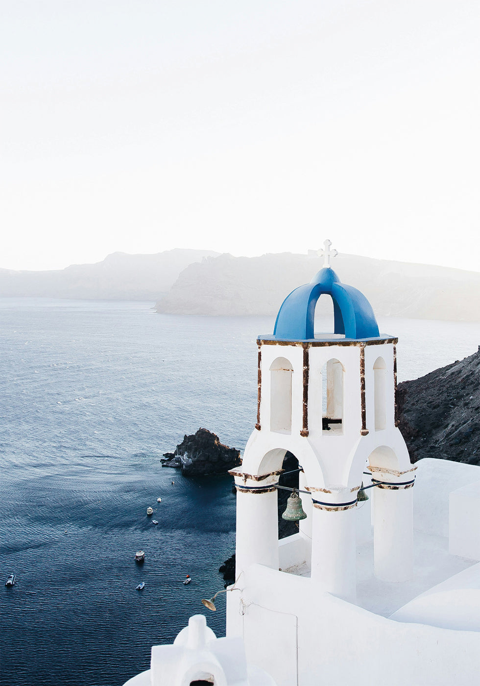 Santorini Coast Plakat - Posterbox.dk
