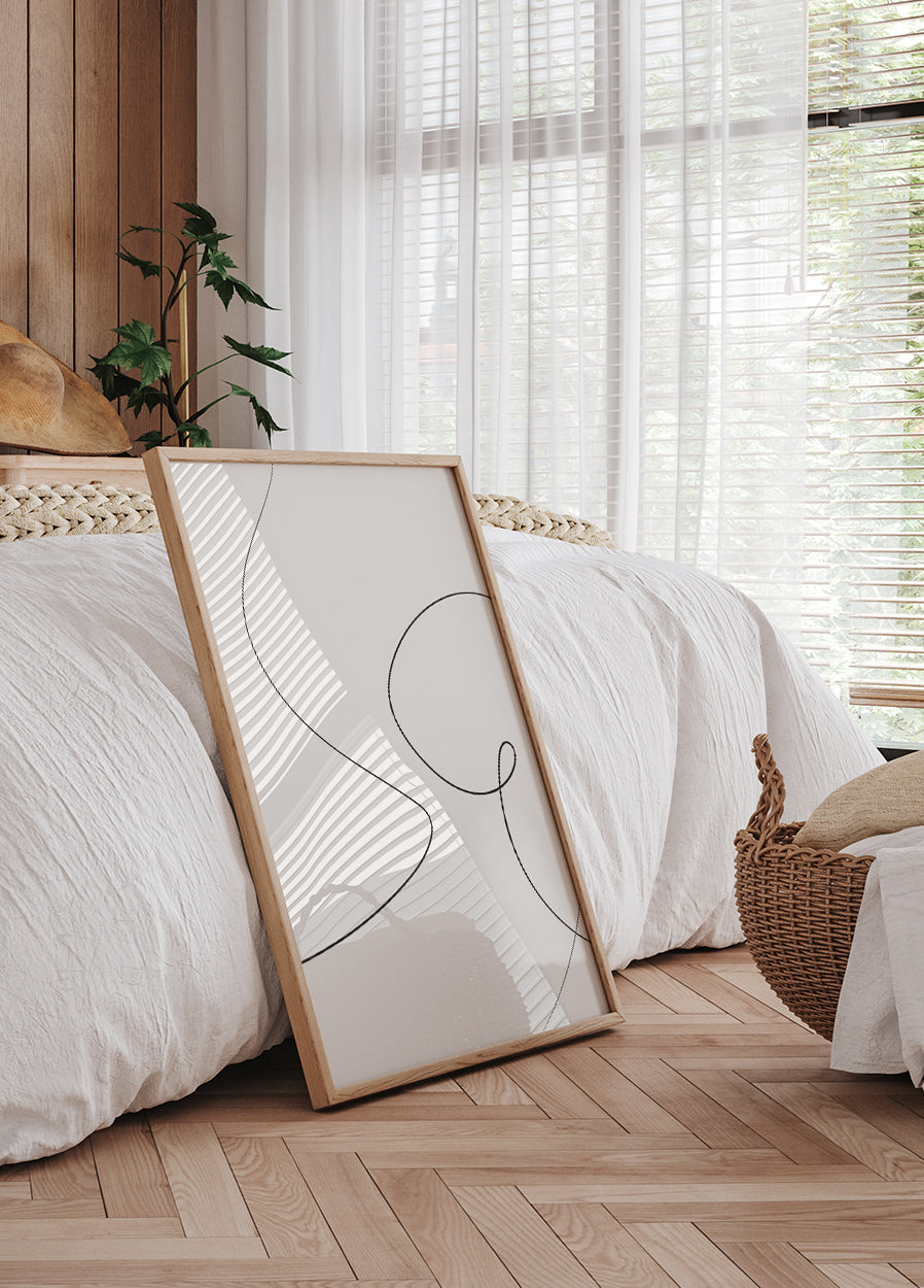 Shapes Line Art No. 2 Plakat - Posterbox.dk