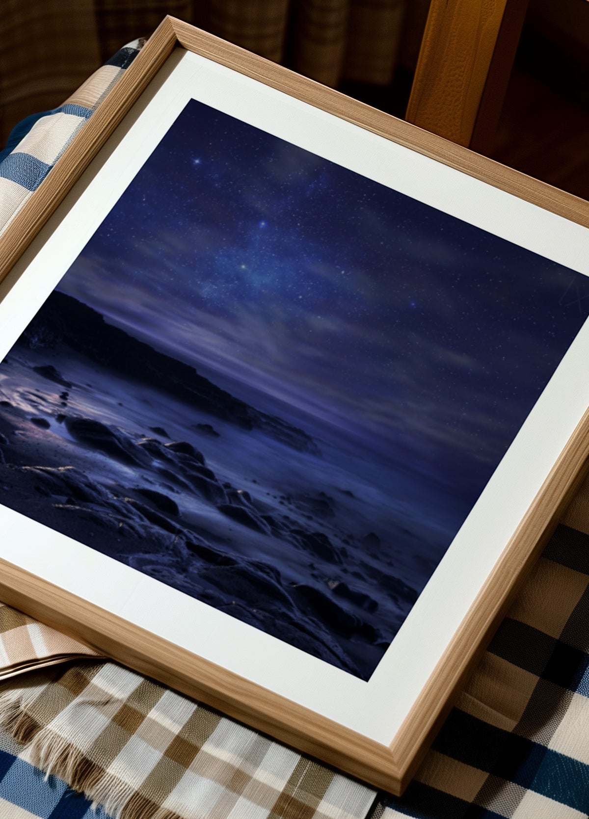 Costa de la noche estrellada