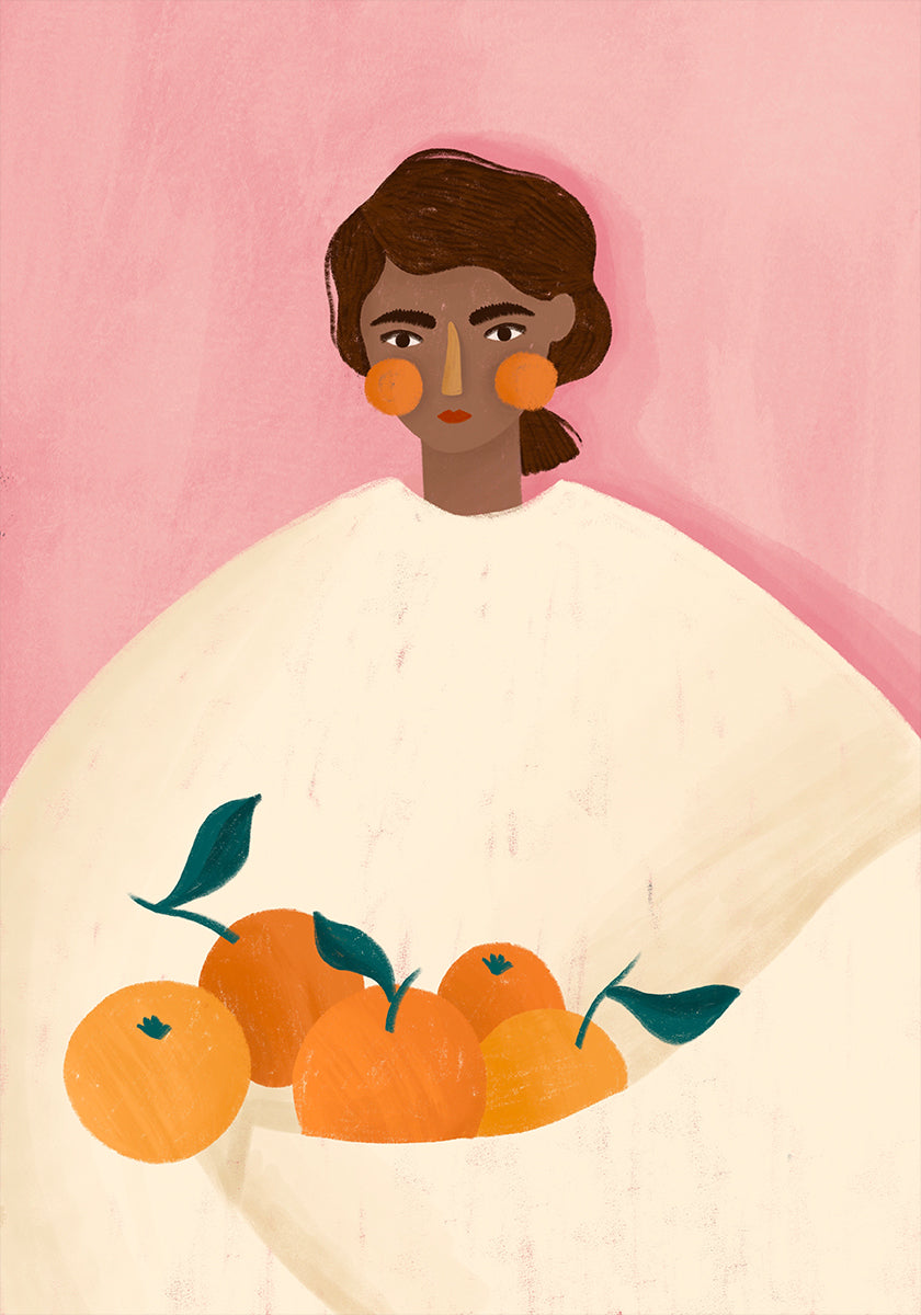 La mujer de las naranjas Póster