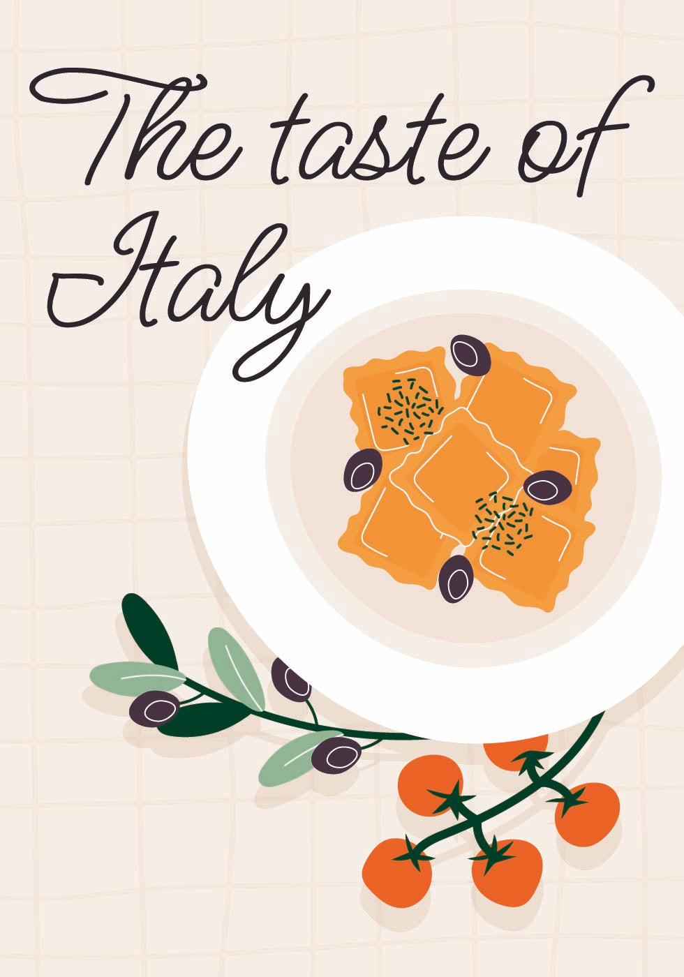 Póster El sabor de Italia 