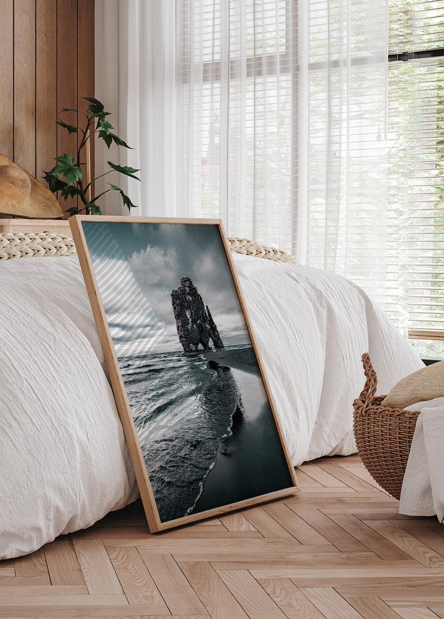 View of Basalt Stack - Hvitserkur Plakat - Posterbox.dk