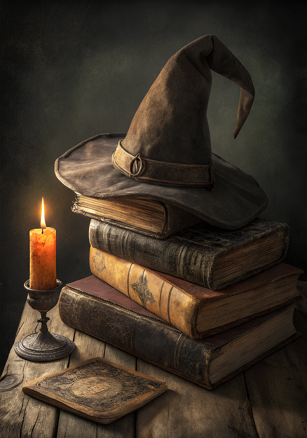 Libros de hechizos de brujas Póster