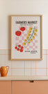 Farmers Market Tomatoes Pink Plakat - Posterbox