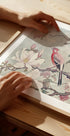 Chinoiserie Bird Spring Vibes 004 Plakat - Posterbox