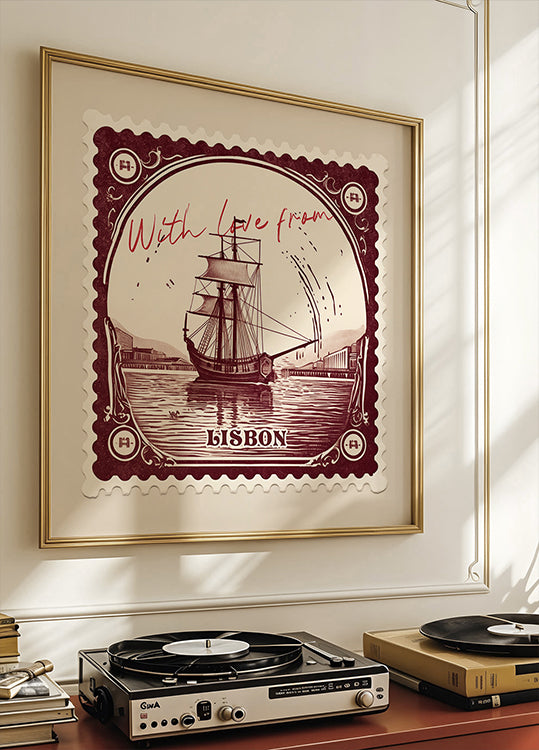 With Love From Lisbon Poster - Posterbox