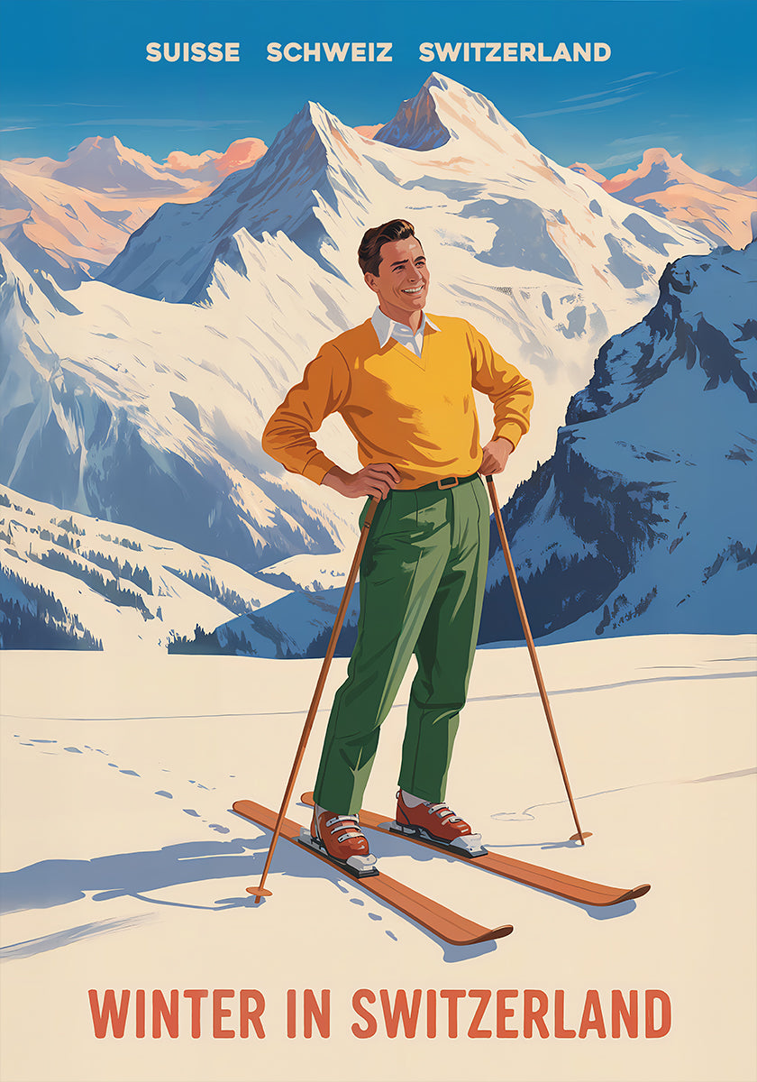 Swiss Alpine Bliss Plakat - Posterbox