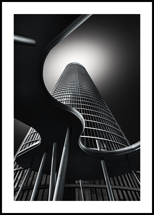 Waves, Columns &amp; Tower Plakat - Posterbox