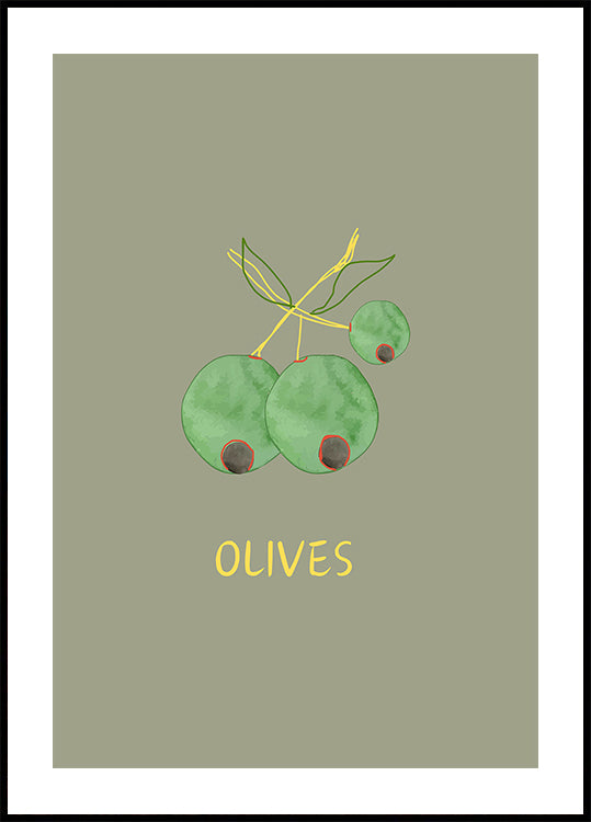 Olives in Green (NEW) - Posterbox