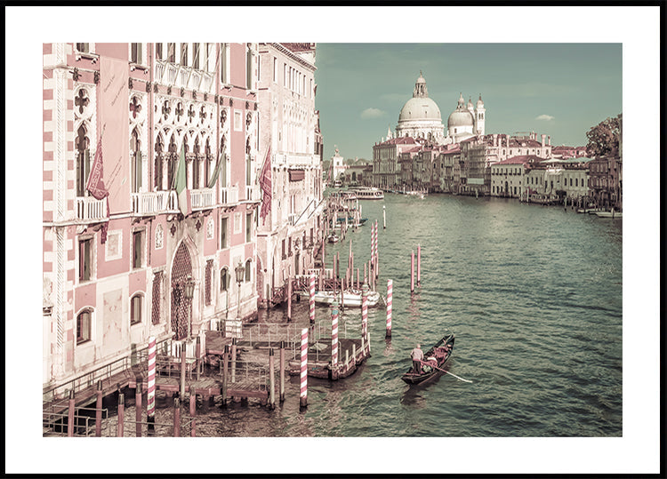 VENICE Canal Grande &amp; Santa Maria della Salute | urban vintage style (NEW) - Posterbox