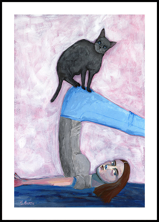 Yoga with my Cat (NEW) - Posterbox