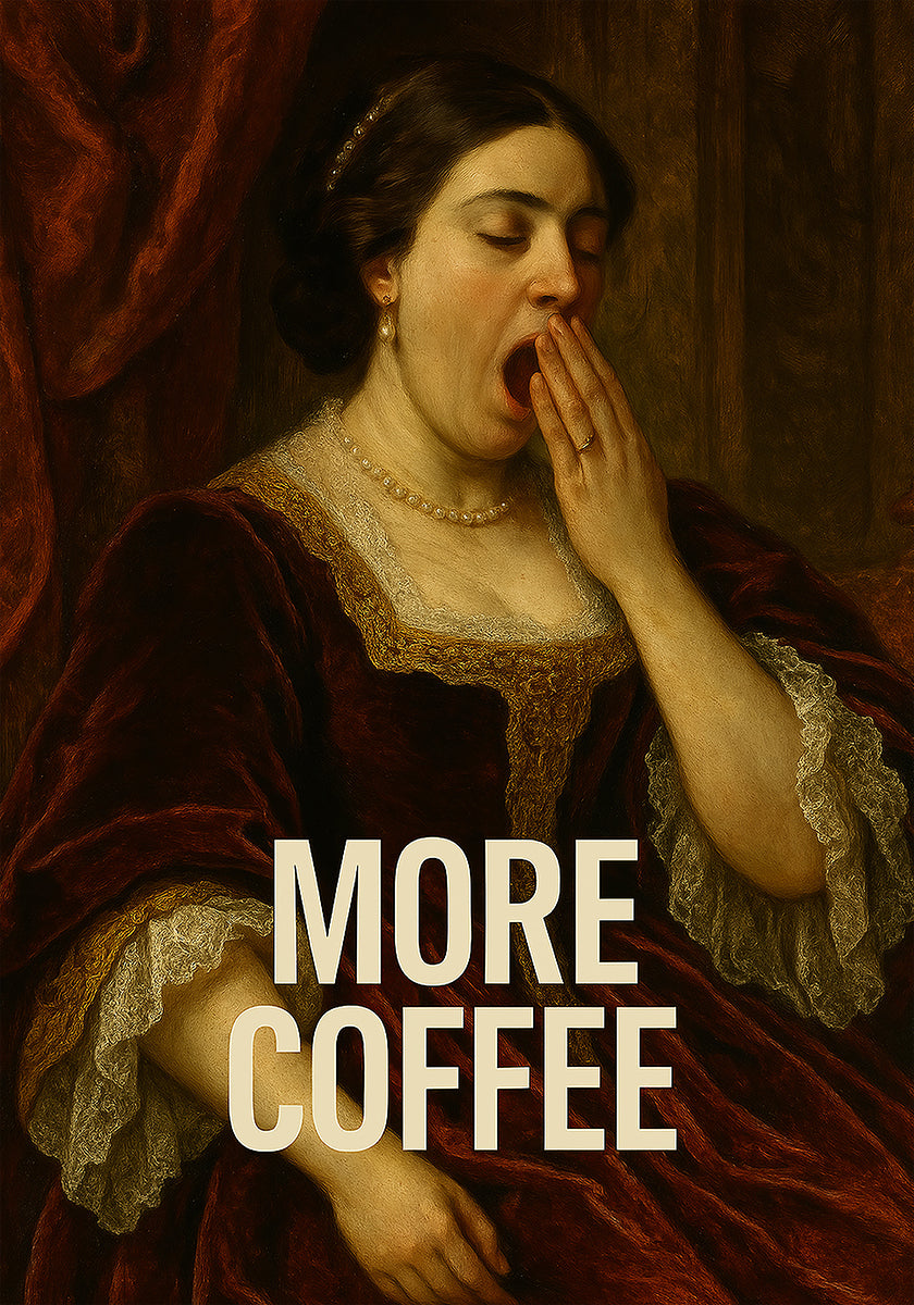Yawning for Coffee (NEW) - Posterbox