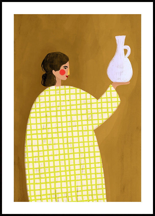 The Woman With Vase Plakat - Posterbox