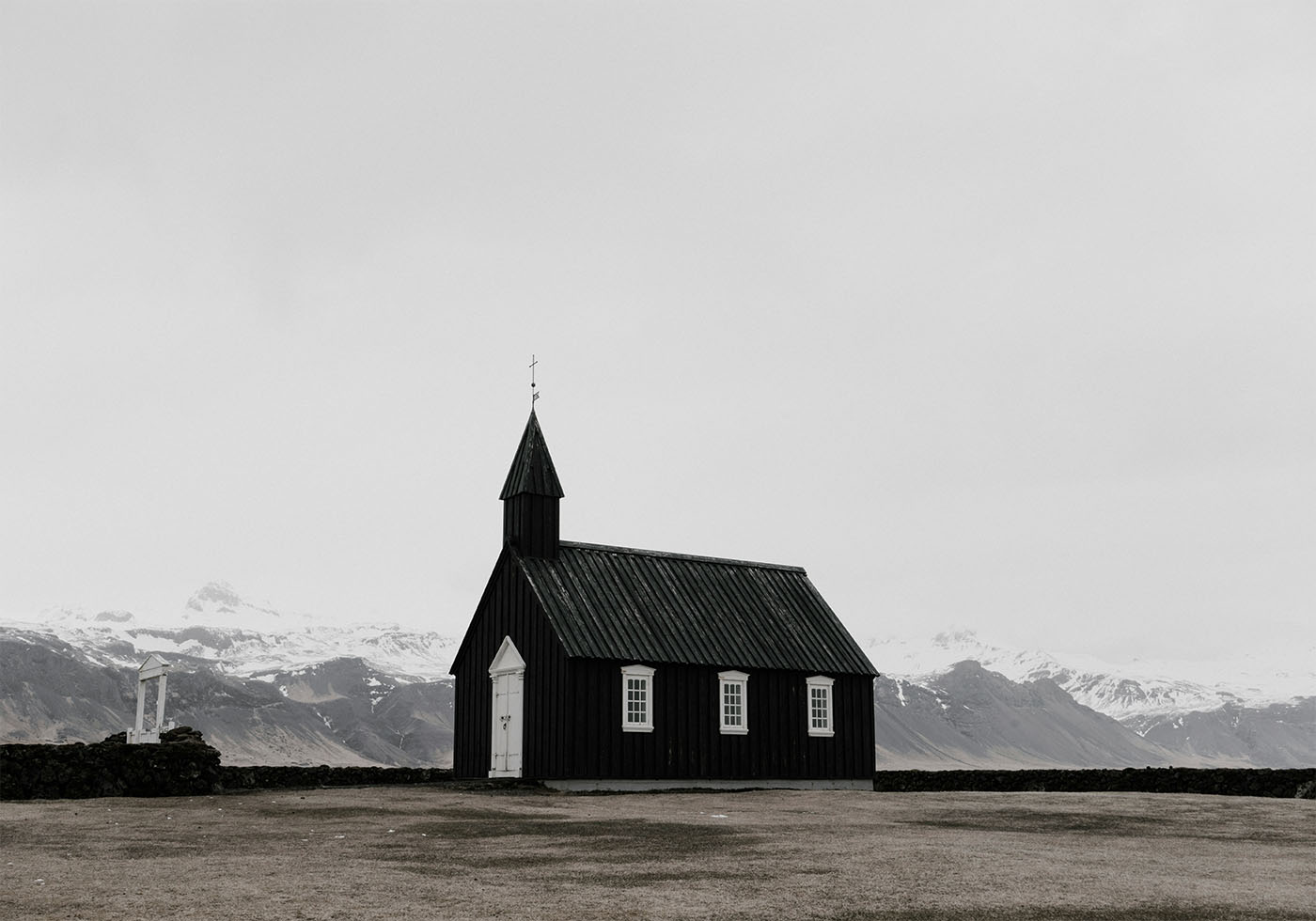 Black Church Plakat - Posterbox.dk