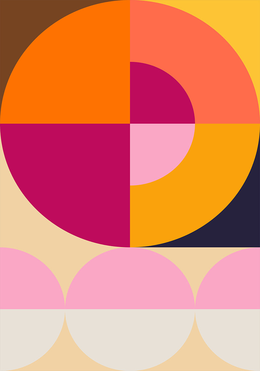 Colorful Geometric Shapes (NEW) - Posterbox