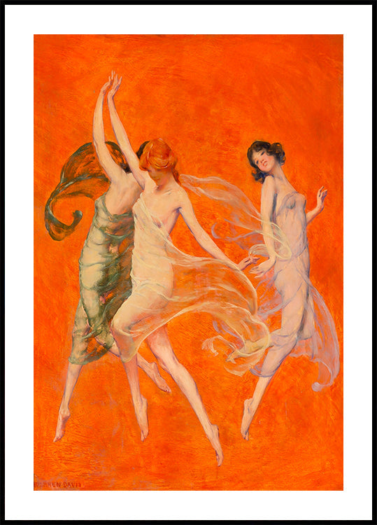 Warren B. Davis-Dance of Three Muses Poster - Posterbox