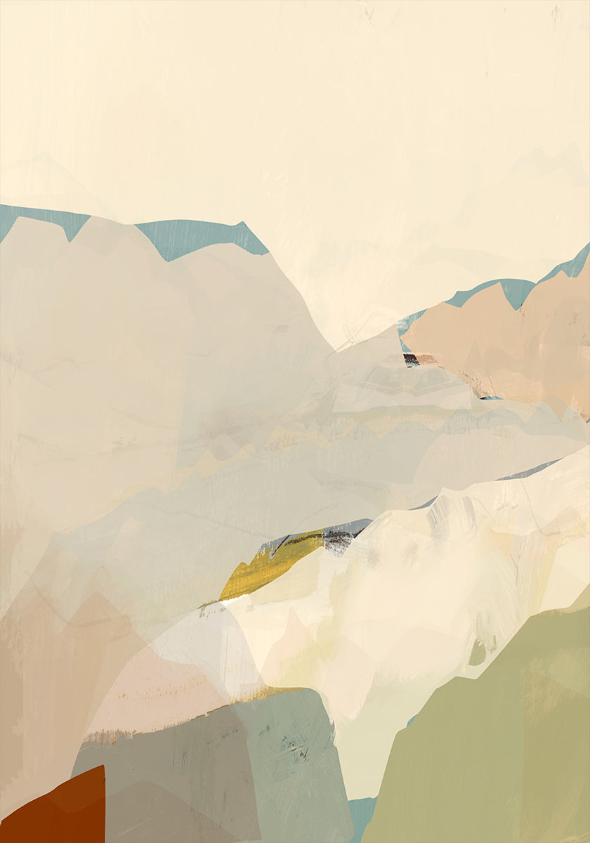Peachy Mountain Range 2 Plakat - Posterbox