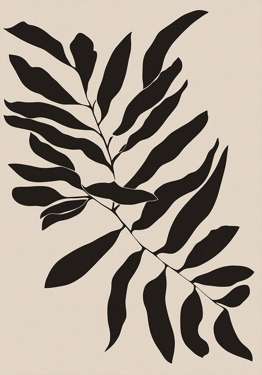 Leafs on twig (NEW) - Posterbox