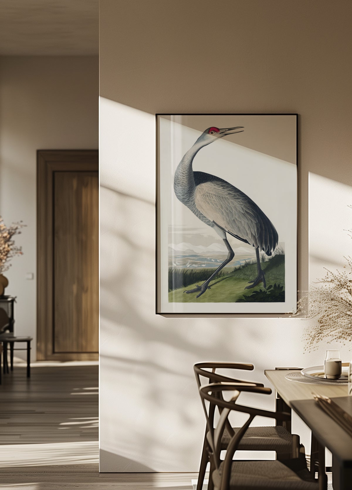 Grulla chillona de Birds of America (1827)