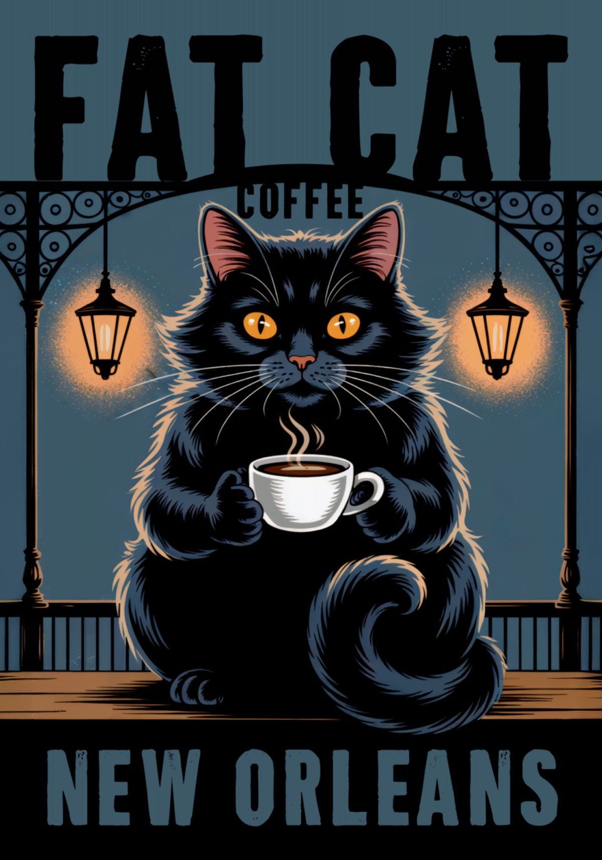 Café Fat Cat Nueva Orleans